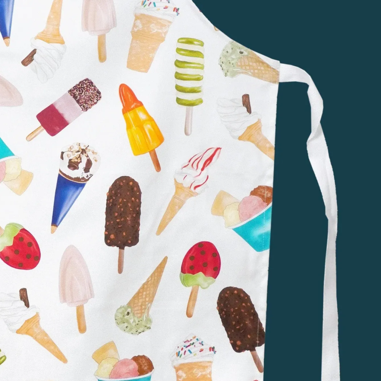 Corinne Alexander Aprons-Ice Cream Apron by