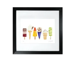 Corinne Alexander Art-Ice Cream Print by