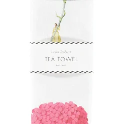 Laura Stoddart Tea|Tea Towels-In Bloom Multi Flower Linen Union Tea Towel