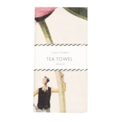Laura Stoddart Tea|Tea Towels-In Bloom Pink Peony Tea Towel
