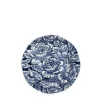 Burleigh Plates-Ink Blue Hibiscus Plate 7 1/2 in