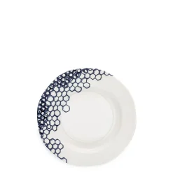 Burleigh Plates-Ink Blue Pollen Plate 7 1/2 in