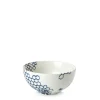 Burleigh Bowls & Dishes-Ink Blue Pollen Small Footed Bowl - 6.25in/16cm