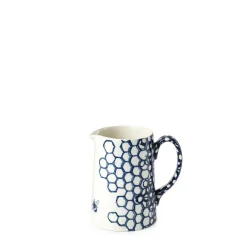 Burleigh Jugs-Ink Blue Pollen Small Tankard Jug