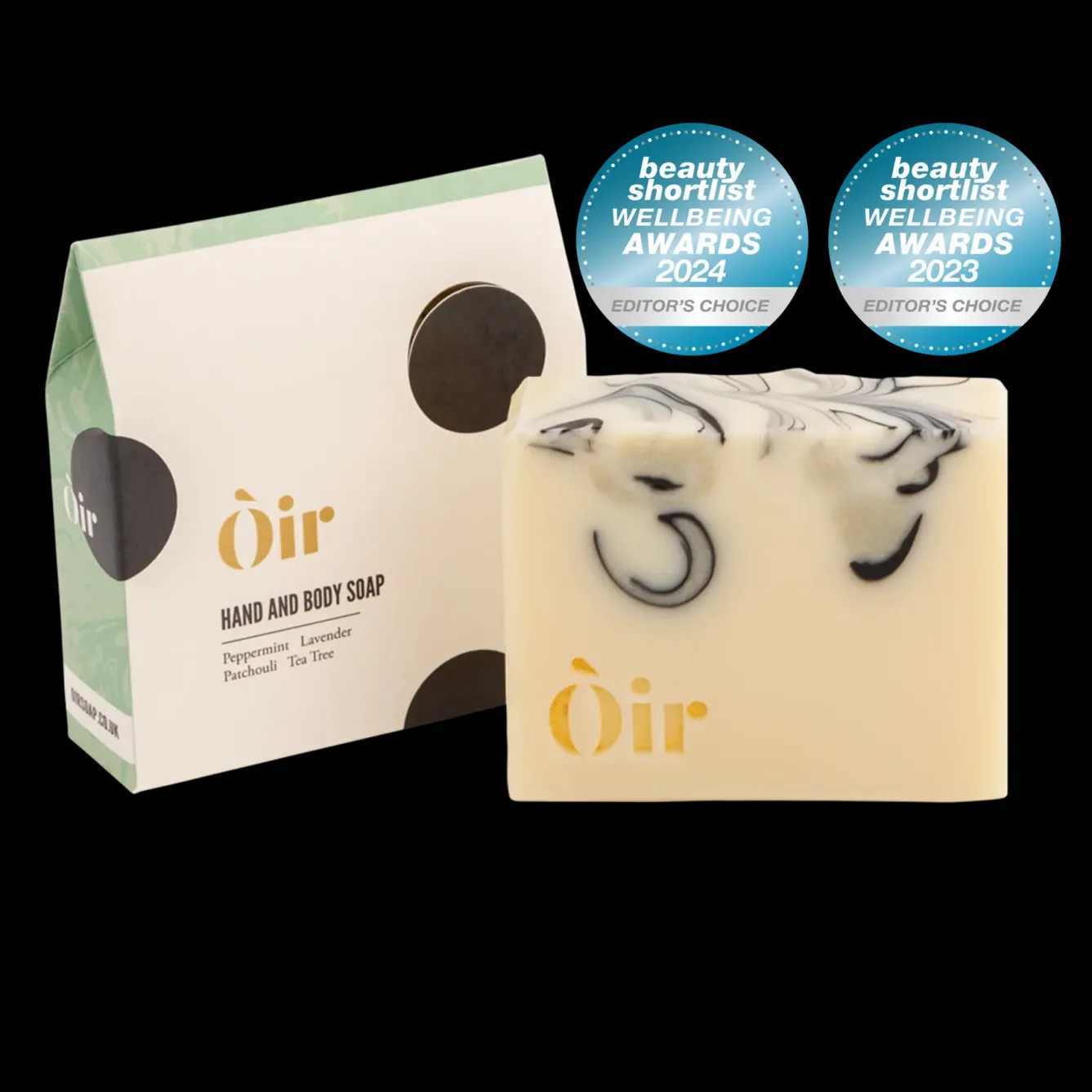 Òir Soaps Soaps & Lotions-Òir Peppermint, Lavender, Patchouli, Tea Tree Luxury Hand & Body Soap