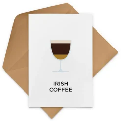 Everlong Print Co. Greeting Cards-Irish Coffee Card