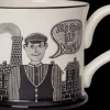 Moorland Pottery Whimsical|Places-It's Grim Up North Mug by