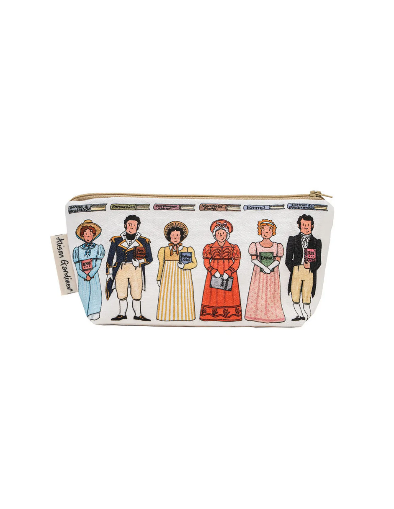 Alison Gardiner Bags-Jane Austen Cosmetic Bag/Pencil Case
