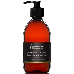 The Highland Soap Company Soaps & Lotions-Juniper & Lime Aloe Vera Hand Wash 300ml