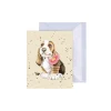Wrendale Designs Greeting Cards-'Just For You' Puppy Gift Enclosure Card