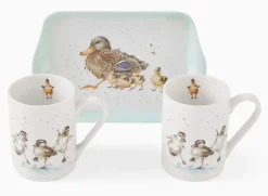 Wrendale Designs Animals|Animals-'Just Hatched' Ducklings Mug & Tray Set