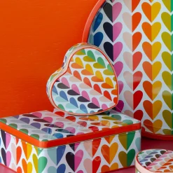 Elite Tins Pinks-Kate Rhees Hearts Small Heart Tin