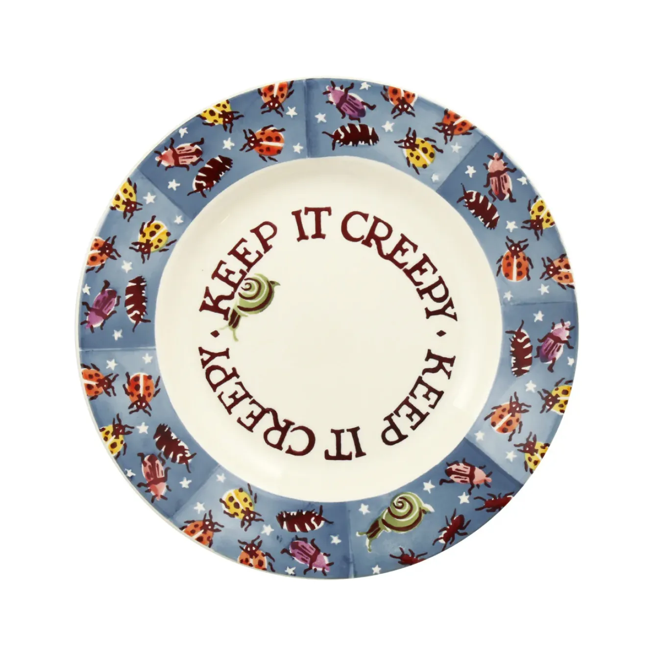 Emma Bridgewater Halloween|Plates-Keep It Creepy 8 1/2 inch Plate