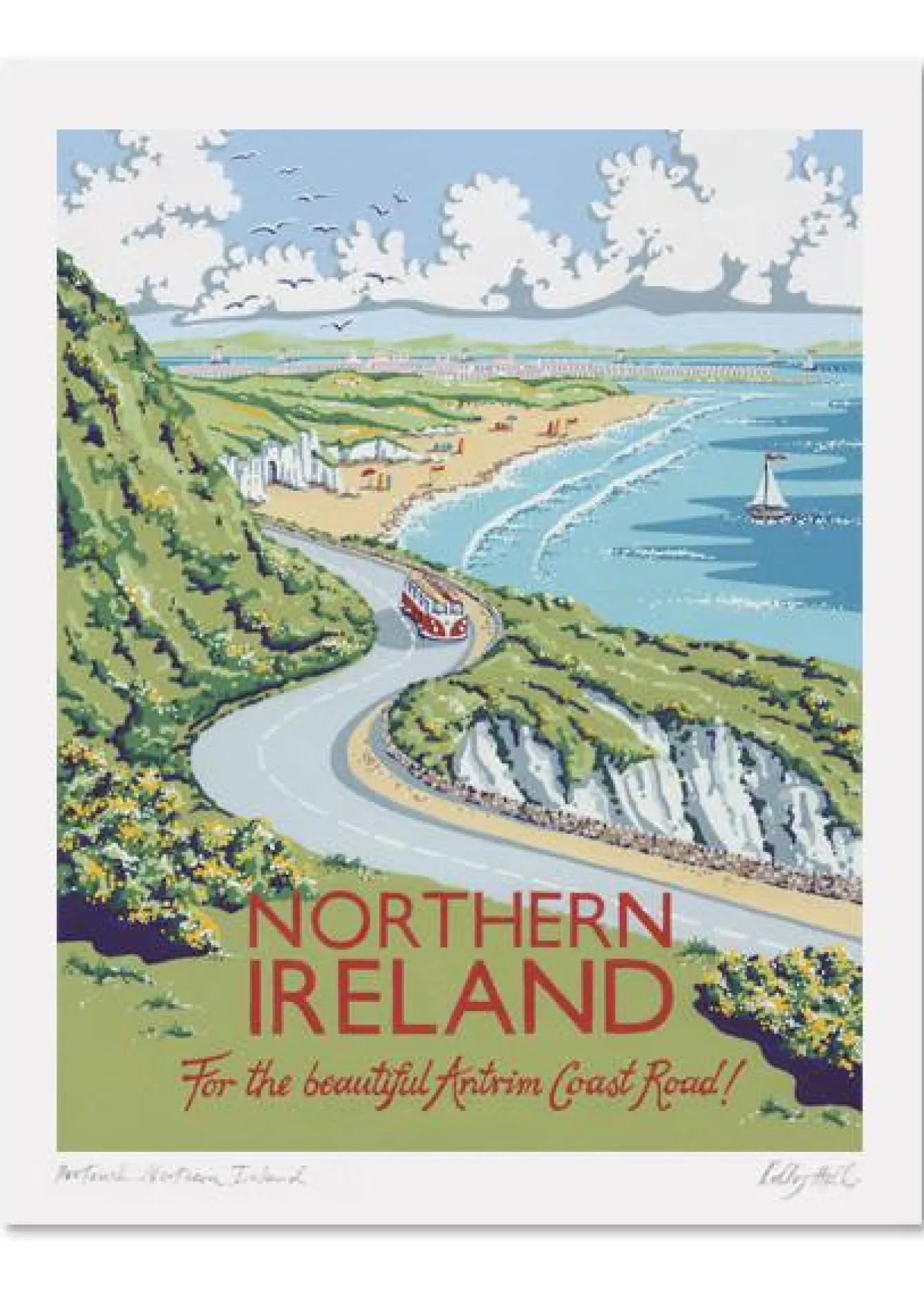Kelly Hall Designs Art-Kelly Hall Northern Ireland Print