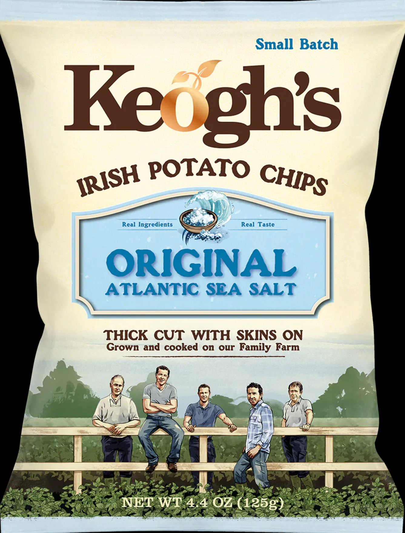 Tea & Biscuits Snacks & Crackers|New Treats-Keogh's Atlantic Sea Salt Crisps