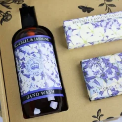 English Soap Company Soaps & Lotions-Kew Gardens Bluebell &  Jasmine Essential Hand Care Gift Box