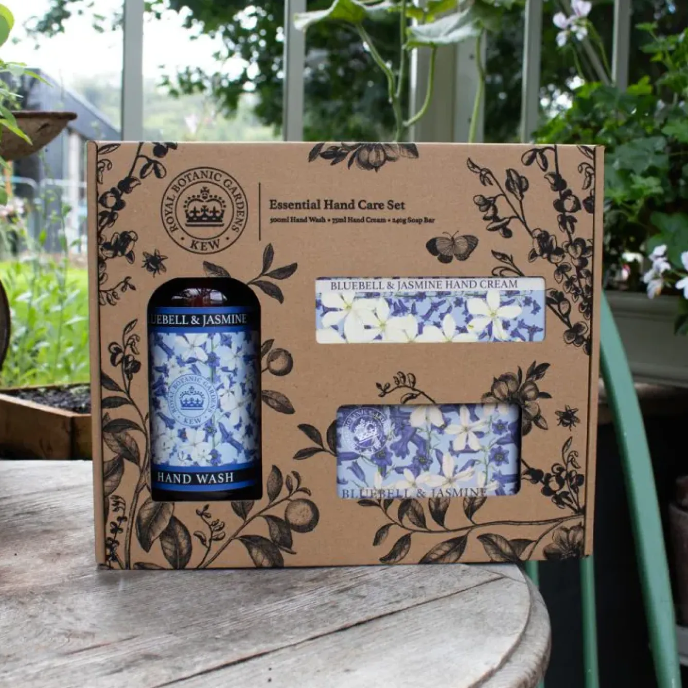 English Soap Company Soaps & Lotions-Kew Gardens Bluebell & Jasmine Essential Hand Care Gift Box