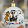 Alison Gardiner Royal|Christmas Decorations-King Charles III Coronation China Bauble