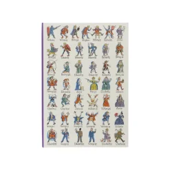 Picturemaps Stationery-Kings & Queens of England A5 Notebook