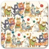 Emma Ball Tea|Coasters-Kittens in Mittens Patterned Coaster