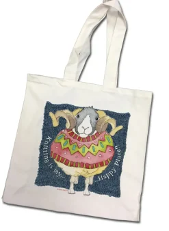 Emma Ball Crafts|Bags-Knitting is my Happy Place Canvas Bag