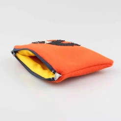 Poppy Treffry Storage|Bags-Labrador Embroidered Flat Coin Purse