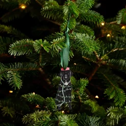 Lottie Murphy Christmas-Labrador Wooden Christmas Decoration