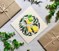 Becky Amelia Greeting Cards-Lemon Tree Greeting Card