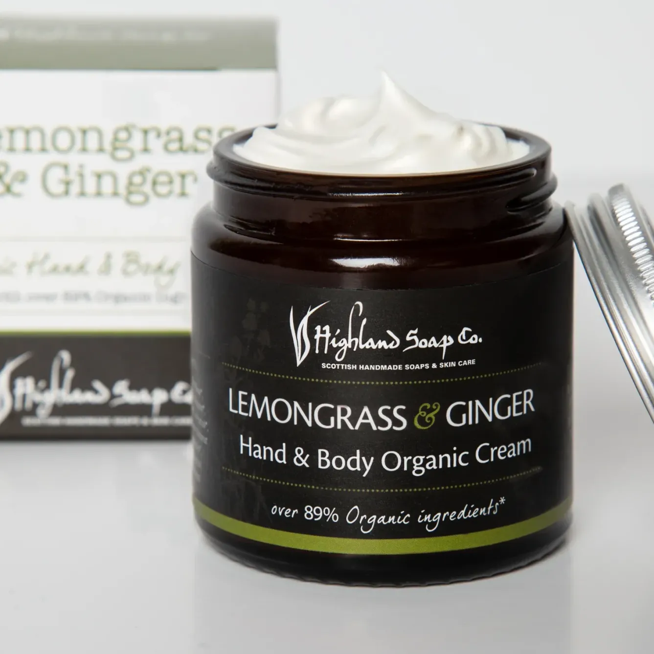 The Highland Soap Company Soaps & Lotions-Lemongrass & Ginger Hand & Body Organic Cream
