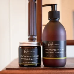 The Highland Soap Company Soaps & Lotions-Lemongrass & Ginger Hand & Body Organic Cream