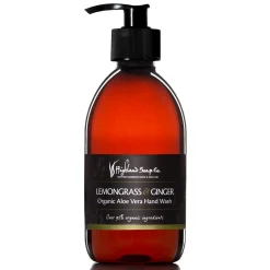 The Highland Soap Company Soaps & Lotions-Lemongrass & Ginger Organic Aloe Vera Hand Wash