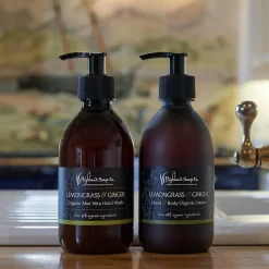 The Highland Soap Company Soaps & Lotions-Lemongrass & Ginger Organic Aloe Vera Hand Wash