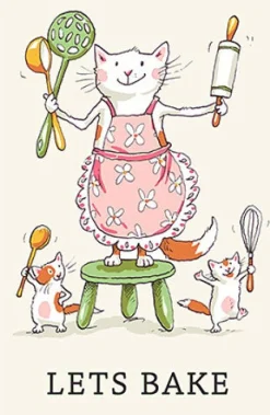 Two Bad Mice Tea|Tea Towels-Let's Bake Tea Towel