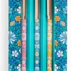 Chronicle Books Stationery-Liberty Moon Flower Pen Set of 3