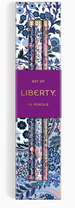 Chronicle Books Stationery-Liberty Tanjore Gardens Pencil Set of 10