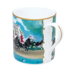Halcyon Days Royal|Royal Family-Life Guards on Parade Bone China Mug