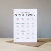 Everlong Print Co. Greeting Cards-Life is Better with Gin & Tonic Card