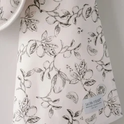 Laura Fisher Tea|Tea Towels-Lime & Mango Botanical Cotton Tea Towel