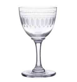 The Vintage List Glassware-Liqueur Glass with Ovals Design by