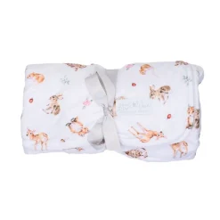 Wrendale Designs Children-'Little Forest' Woodland Animals Baby Blanket
