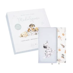 Wrendale Designs Children-'Little Paws' Muslin Gift Set