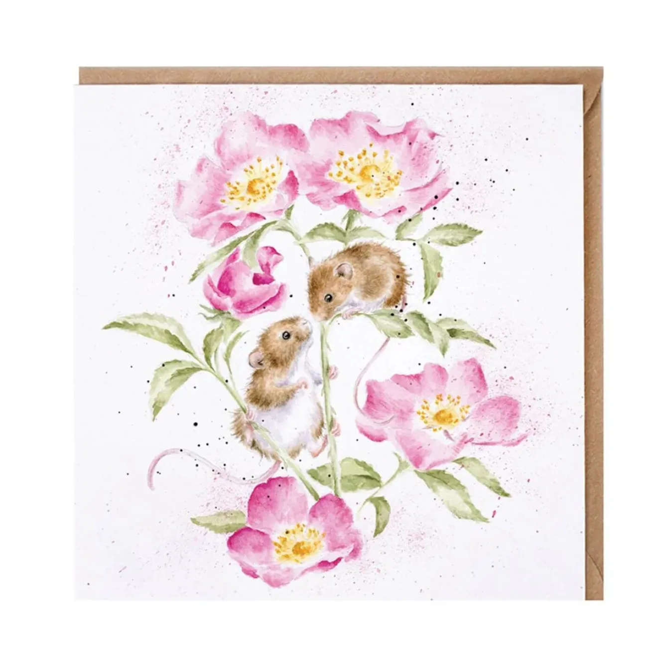Wrendale Designs Greeting Cards-'Little Whispers' Blank Greetings Card