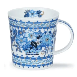 Dunoon Flowers & Garden-Lomond Delft Blue Mug