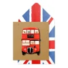 Tache Cards Greeting Cards-London Bus Card