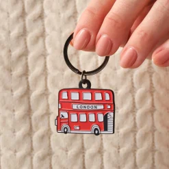 Victoria Eggs Key Chains|Children-London Bus Keyring
