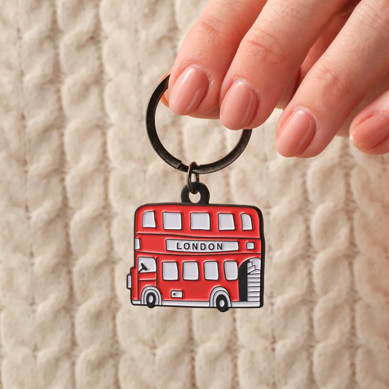 Victoria Eggs Key Chains|Children-London Bus Keyring