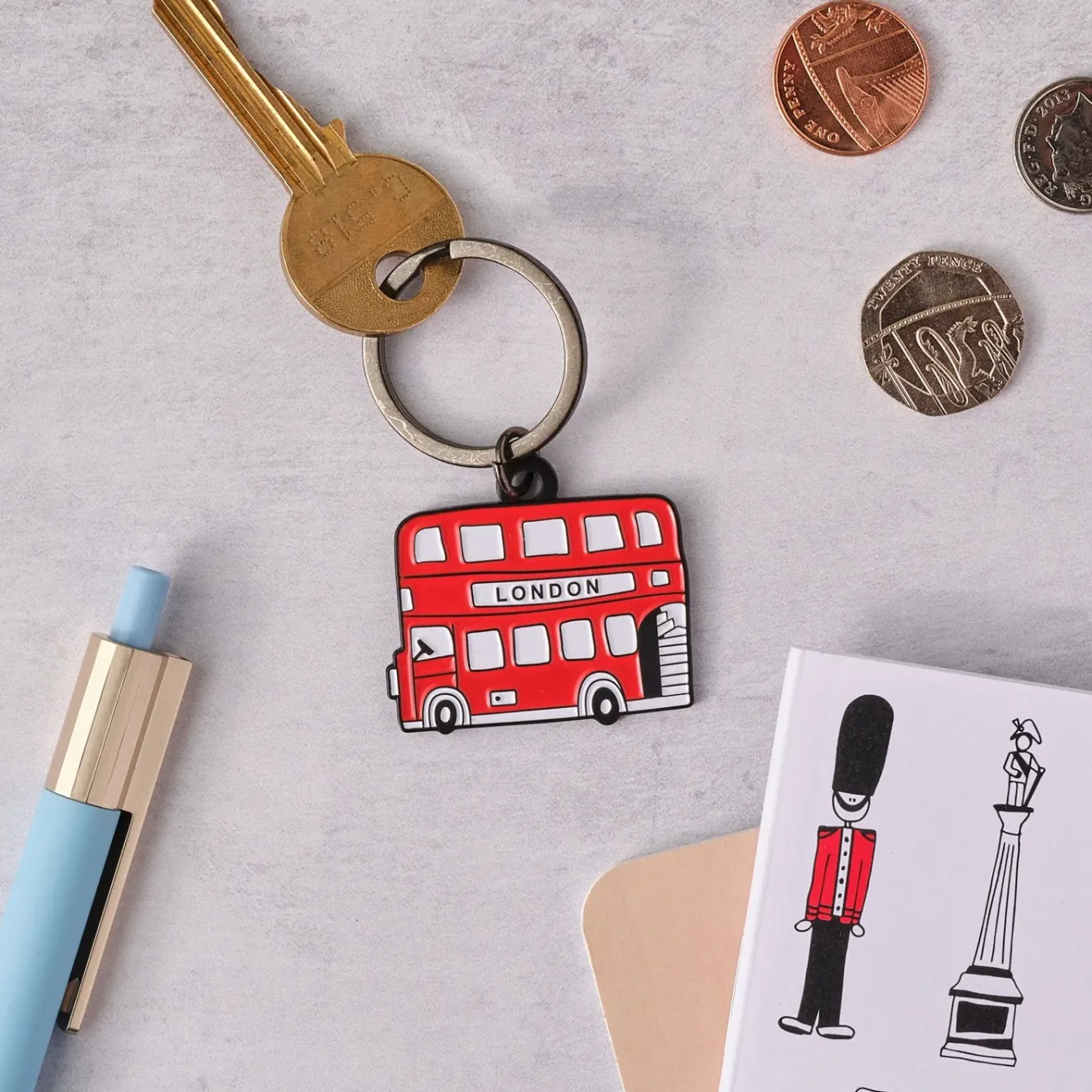 Victoria Eggs Key Chains|Children-London Bus Keyring