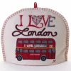 Jan Constantine Tea|Tea Cosies-London Bus Wool Tea Cosy