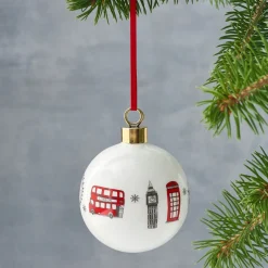 Victoria Eggs Christmas Decorations|Seasonal Decor-London Christmas Baubles