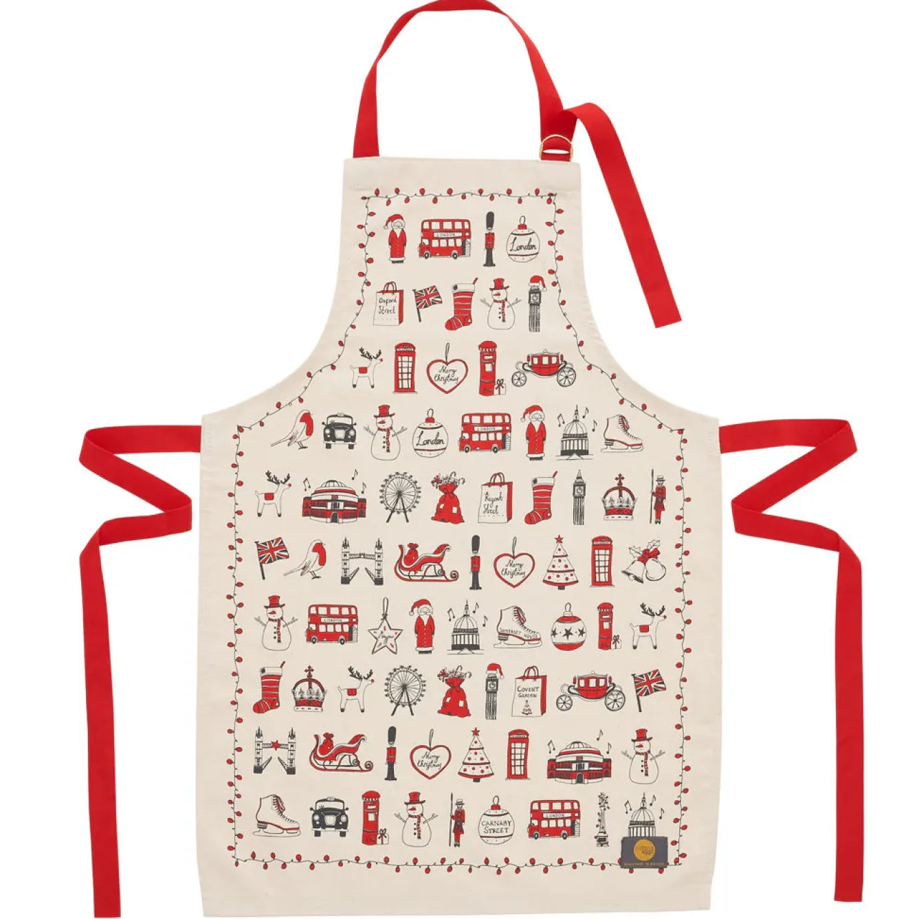 Victoria Eggs Aprons-London Christmas Children's Apron